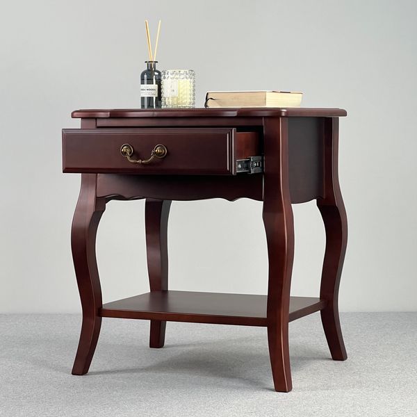 Дерев&rsquo;яна приліжкова тумба "Моне" в стилі прованс  фото