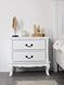 White wooden nightstand "Monet" in Provence style *71080 photo 2