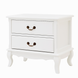 White wooden nightstand "Monet" in Provence style *71080 photo 1