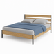 "Loft" double bed made of natural ash wood 160х200 cm
