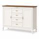 "Catania" Chest of Drawers with 4 Drawers and 2 Doors Made of Natural Wood KK-003 photo 1