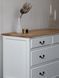 White wooden dresser "Mone" with ash top *72130 photo 8