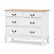 White wooden dresser "Mone" with ash top *72130 photo 1