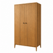 Wooden wardrobe "Hygge" with two doors in Scandinavian style *55011 photo 1