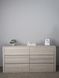 Ash wood chest of drawers "Eco" with 6 drawers for bedroom Blum 005 photo 3