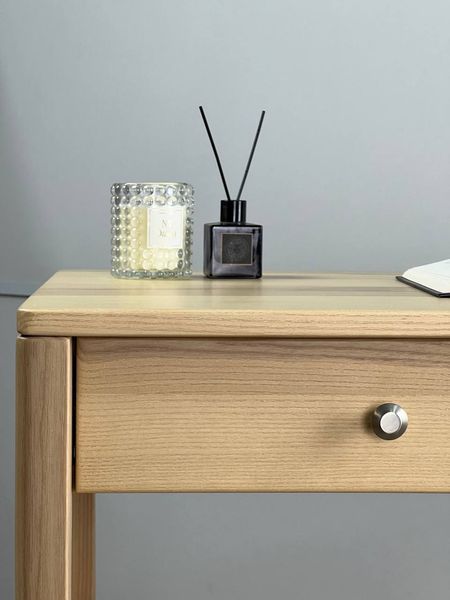 "Hygge" console table 100 cm made of solid ash wood photo