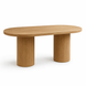 The "Oscar" 160х80 cm wooden table made of natural wood for the kitchen