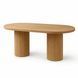 The "Oscar" 160х80 cm wooden table made of natural wood for the kitchen