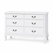 Wooden dresser "Monet" in Provencal style with 6 drawers *72090 photo 1