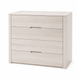 "Oreo" wooden chest of drawers for the bedroom made of solid wood with White staining *42070 photo 1