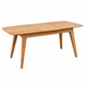 Stone Extendable Dining Table Made of Solid Oak Wood for Kitchen