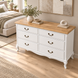 Wooden dresser "Monet" with 6 drawers and an Ash wood countertop. *72080 photo 3