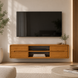 "Nord" Wall-Mounted TV Stand with 2 Doors for Living Room