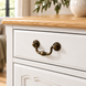 White wooden dresser "Monet" with an Ash wood countertop *72050 photo 5