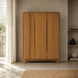 Three-door wardrobe "Nord" made of natural ash wood ND-15 photo 3