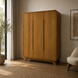 Three-door wardrobe "Nord" made of natural ash wood ND-15 photo 2
