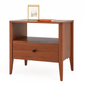 Wooden bedside table "Hygge" with a niche Ash wood, BLUM *51150 photo 1