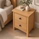 "James" bedside table made of natural wood ash tree *21021 photo 3