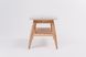"Merli" bench made of solid wood for the living room