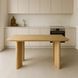 Rectangular kitchen table "Daisy" made of solid ash wood
