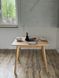 Square kitchen table "Jim" 100х100 made of solid ash wood