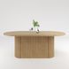 Oval table "Scandi" made of natural wood.