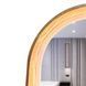 Прямокутне дзеркало з LED-підсвічуванням "Eclipse Reliability" у дерев'яній рамі з натурального дерева для ванної кімнати