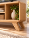 Nord Modern Solid Ash Wood TV Stand with Open Shelves for the Living Room NORD - 119 photo 6