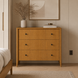 White dresser scandinavian style "Hygge" 100 cm made of natural wood *052032 photo 2