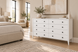 Wooden chest of drawers "Hygge" with 8 drawers in Scandinavian style *52130 photo 2