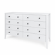 Wooden chest of drawers "Hygge" with 8 drawers in Scandinavian style *52130 photo 1